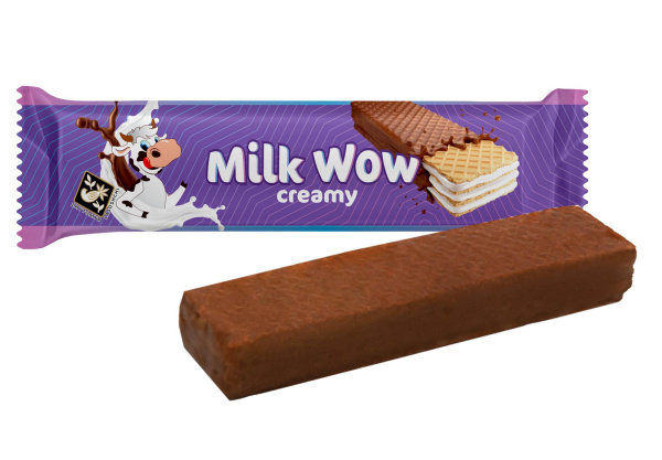 Цукерки глазуровані "Мілк Вау" вершкові